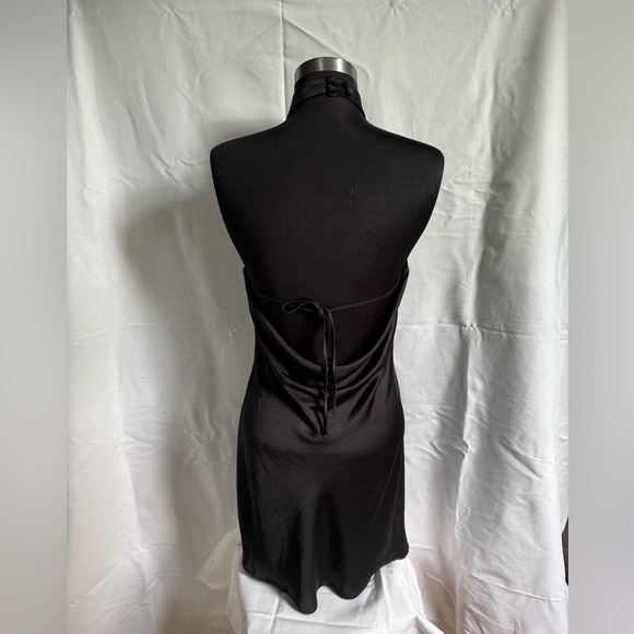 Dynamite black satin dress - Picture 2 of 2